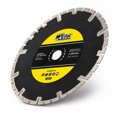 Диск алмазный отрезной сегментный 230 × 8 × 22,2 мм Werk Segment