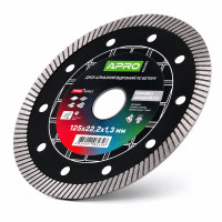 Диск алмазний відрізний Швидкий Різ 125 × 1,3 × 22,22 мм Apro Pro