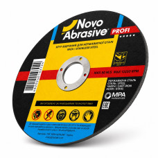 Круг отрезной по металлу 115 × 1,2 × 22,2 мм NovoAbrasive