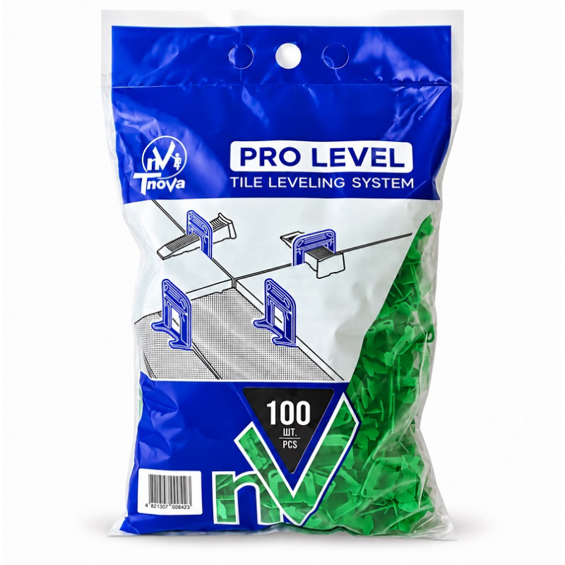 Основа СВП - Pro Level для плитки 2 мм T-Nova, 100 штук