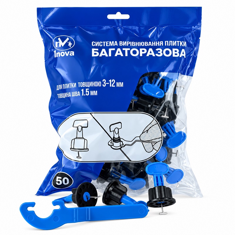 Многоразовая СВП 1,5 мм с ключом T-Nova, 50 штук