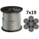 Трос 4 мм (7x19) з нержавіючої сталі А4 на метраж, DIN 3060