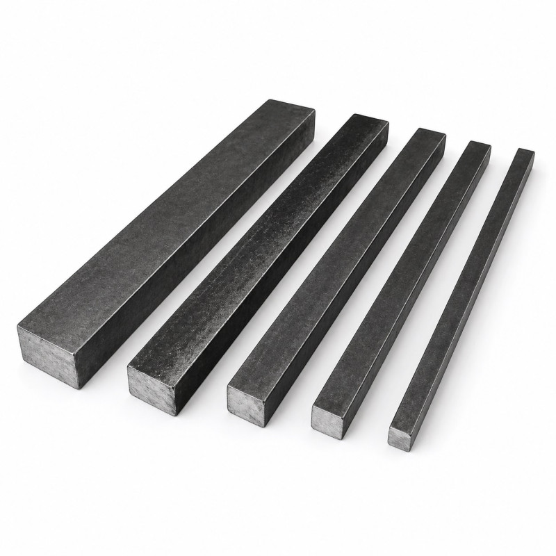 Шпонка призматическая 25×14×1000 мм без покрытия, DIN 6880